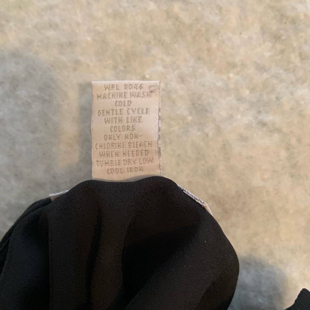 Charter Club Black with white polka dots skirt size 20 - Picture 7 of 7